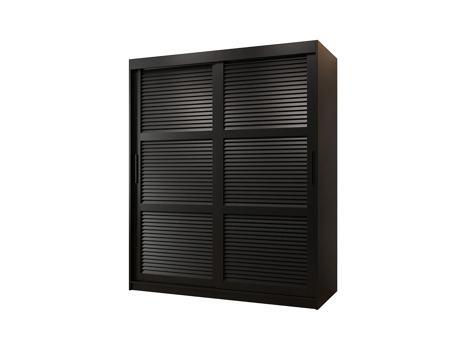 ARMOIRE ZALUZJA À PORTES COULISSANTES 200/150/62 2 Portes (negro)