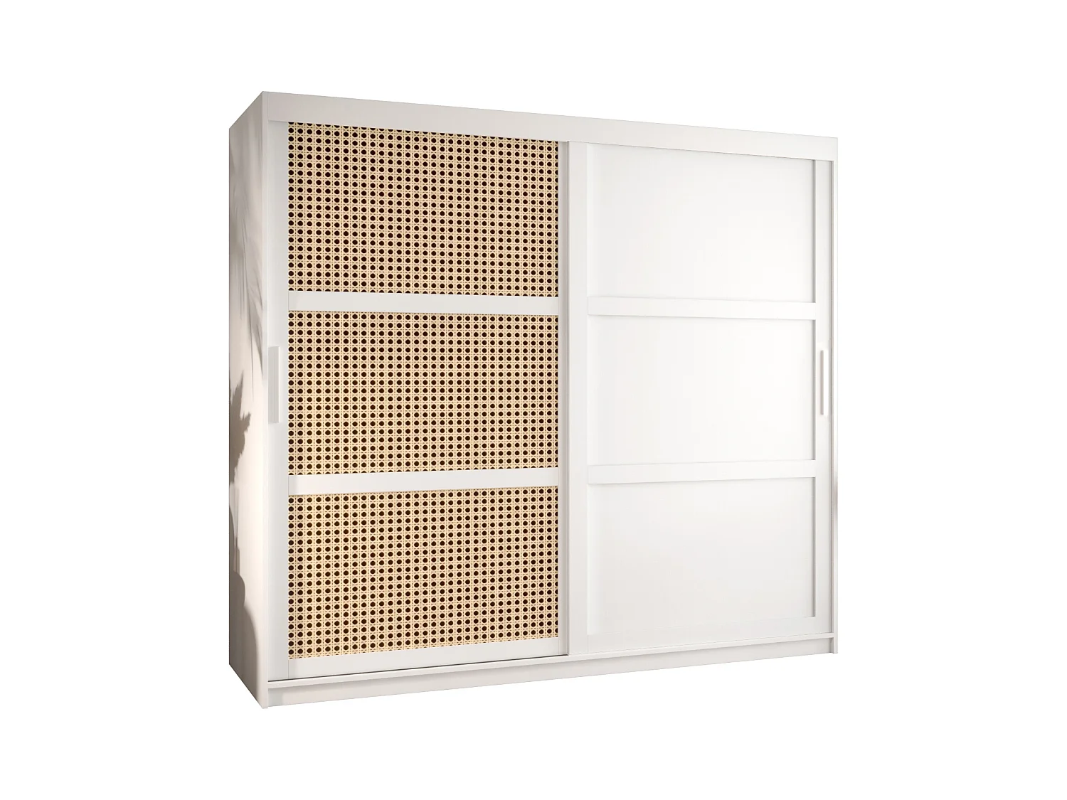 ARMOIRE PLECIONKA 3 À PORTES COULISSANTES 200/200/62 2 Portes (blanc)