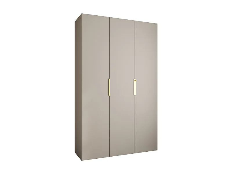 Armadio Como 4 a ante battenti 245,5/150/50 3 porte (cashmere/oro)
