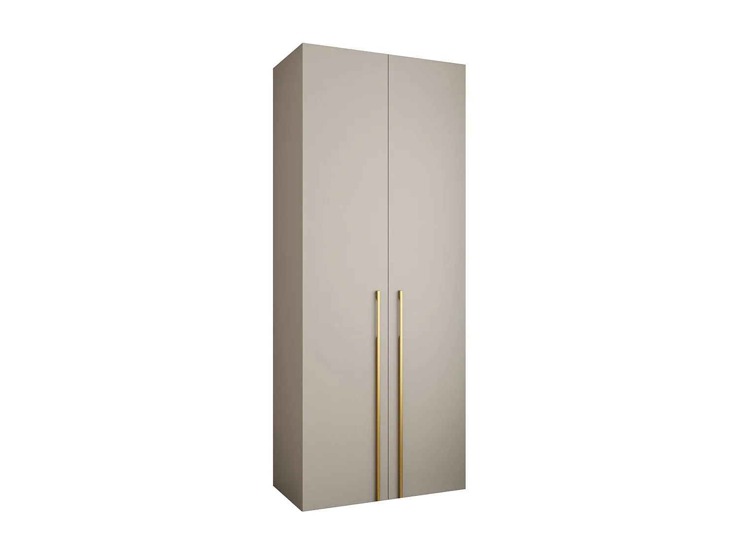 Armadio Como 3 a ante battenti 245,5/100/40 2 porte (cashmere/oro)