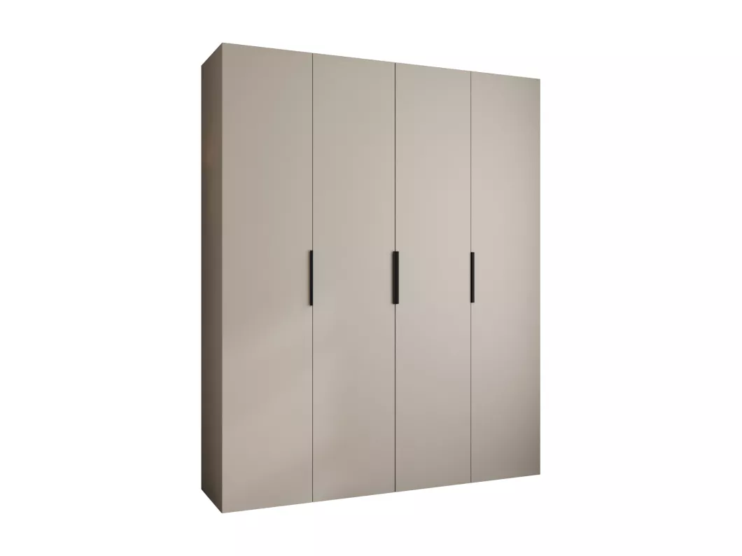 Kauf Unique Drehtürenschrank Como 4 245,5/200/50 4-türig (Kaschmir/Schwarz)