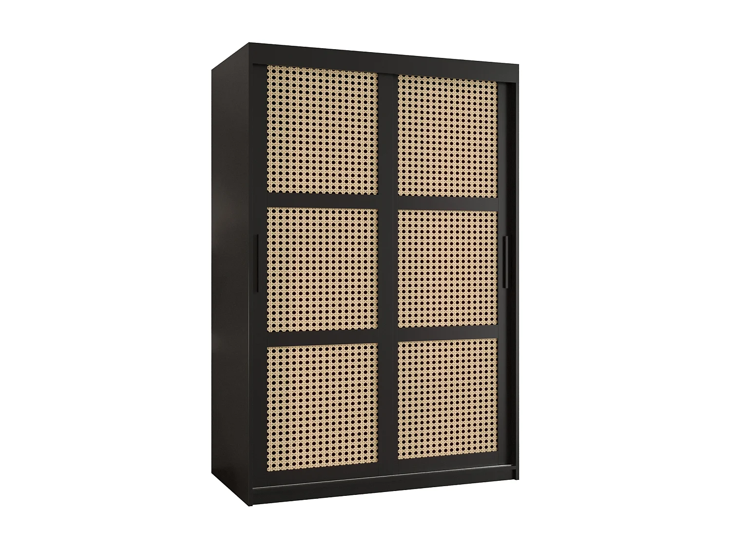 ARMADIO PLECIONKA AD ANTE SCORREVOLI 200/120/62 2 porte (Nero)