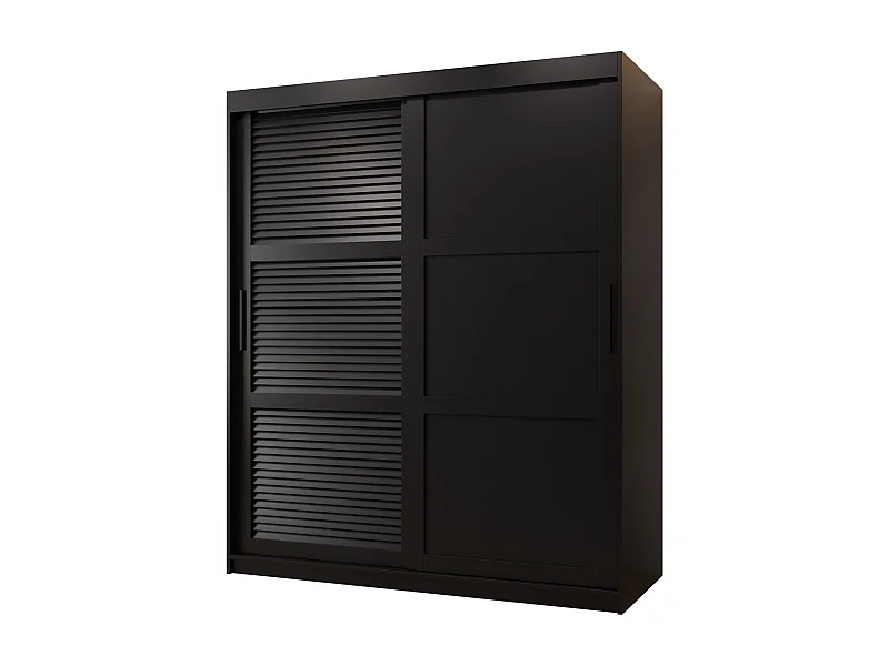 ARMOIRE ZALUZJA 3 À PORTES COULISSANTES 200/150/62 2 Portes (negro)