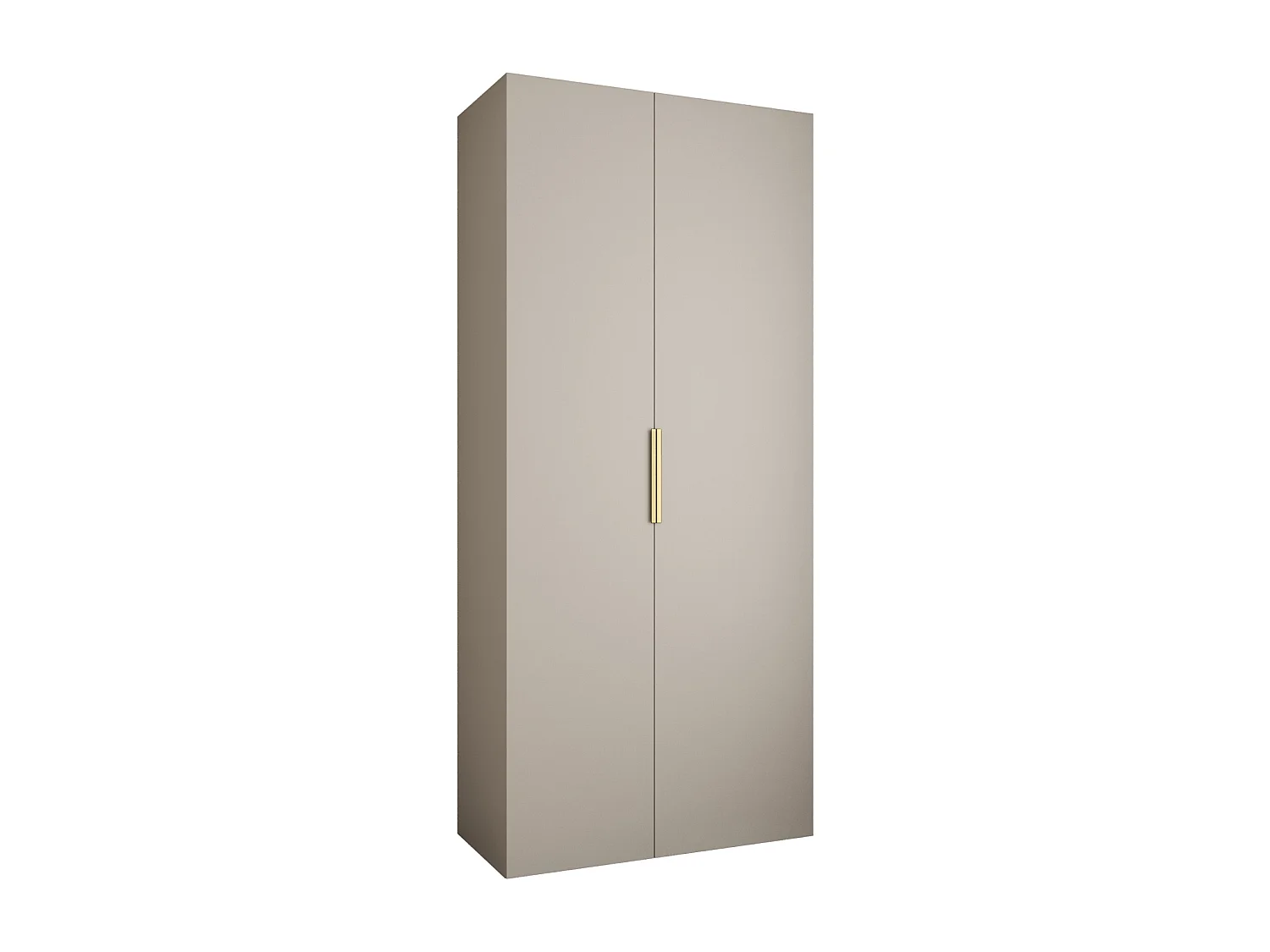 Drehtürenschrank Como 4 245,5/110/50 2-türig (Kaschmir/Gold)