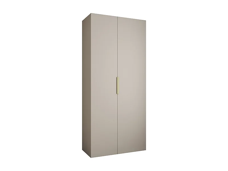 Drehtürenschrank Como 4 245,5/110/50 2-türig (Kaschmir/Gold)