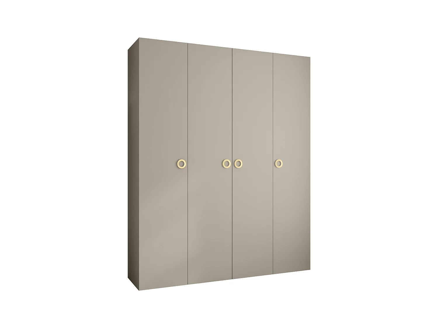 Drehtürenschrank Como 1 245,5/200/50 4-türig (Kaschmir/Gold)