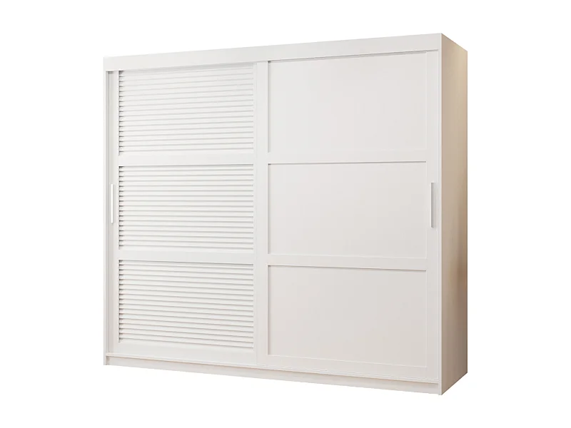 SCHWEBETÜRENSCHRANK ZALUZJA 3 200/200/62 2-türig (Weiß)