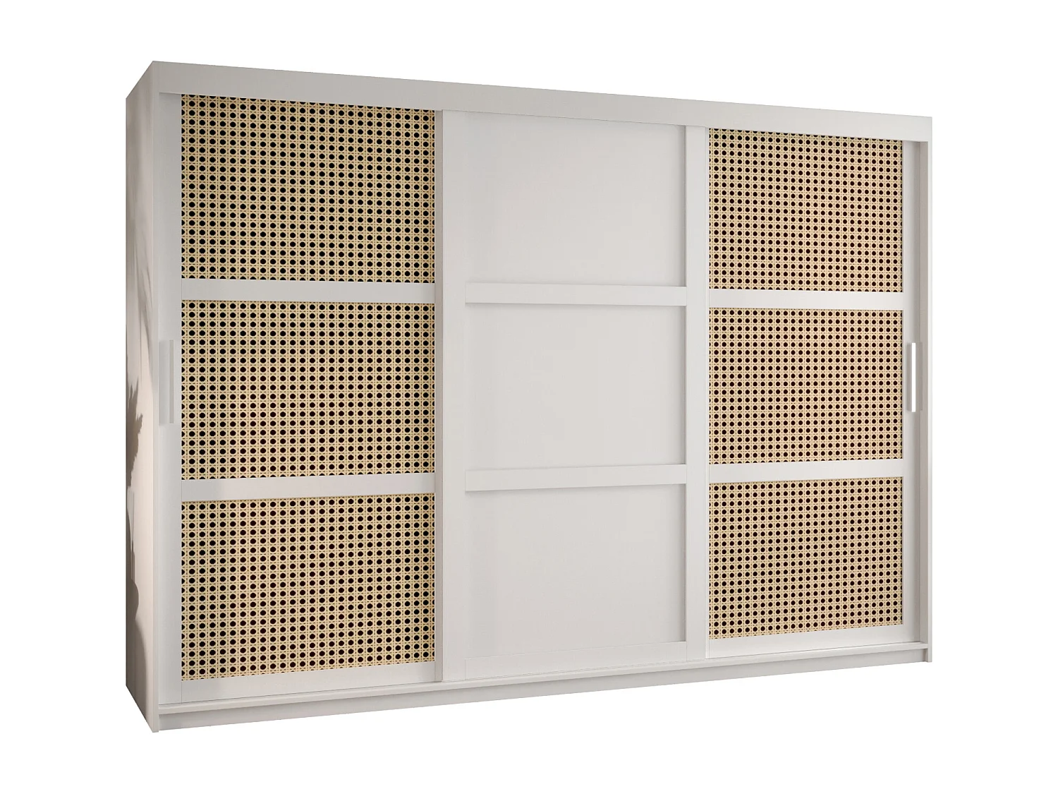 SCHWEBETÜRENSCHRANK PLECIONKA 3 200/250/62 3-türig (Weiß)