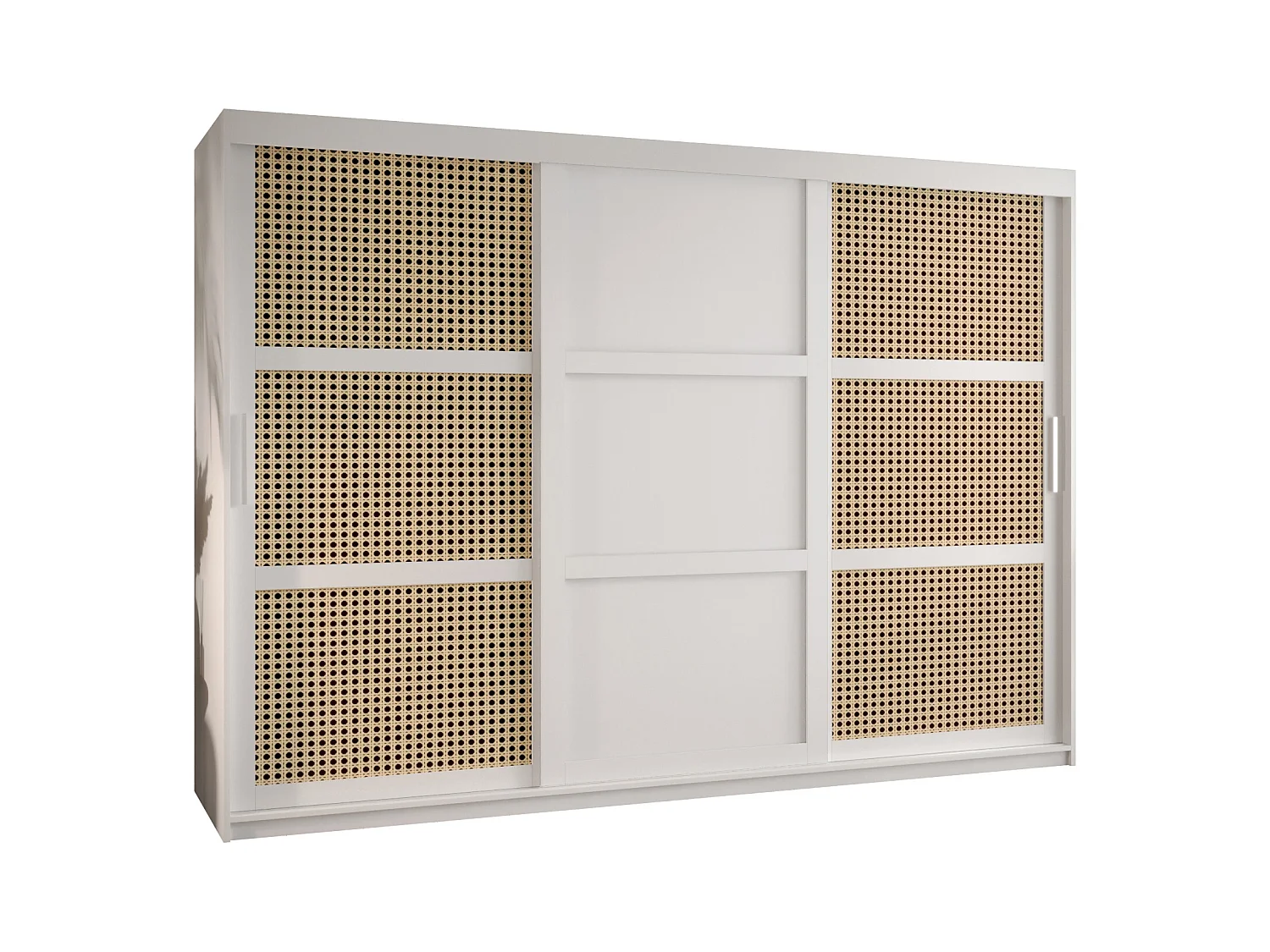 SCHWEBETÜRENSCHRANK PLECIONKA 3 200/250/62 3-türig (Weiß)