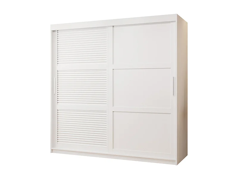 ARMOIRE ZALUZJA 3 À PORTES COULISSANTES 200/180/62 2 Portes (blanc)