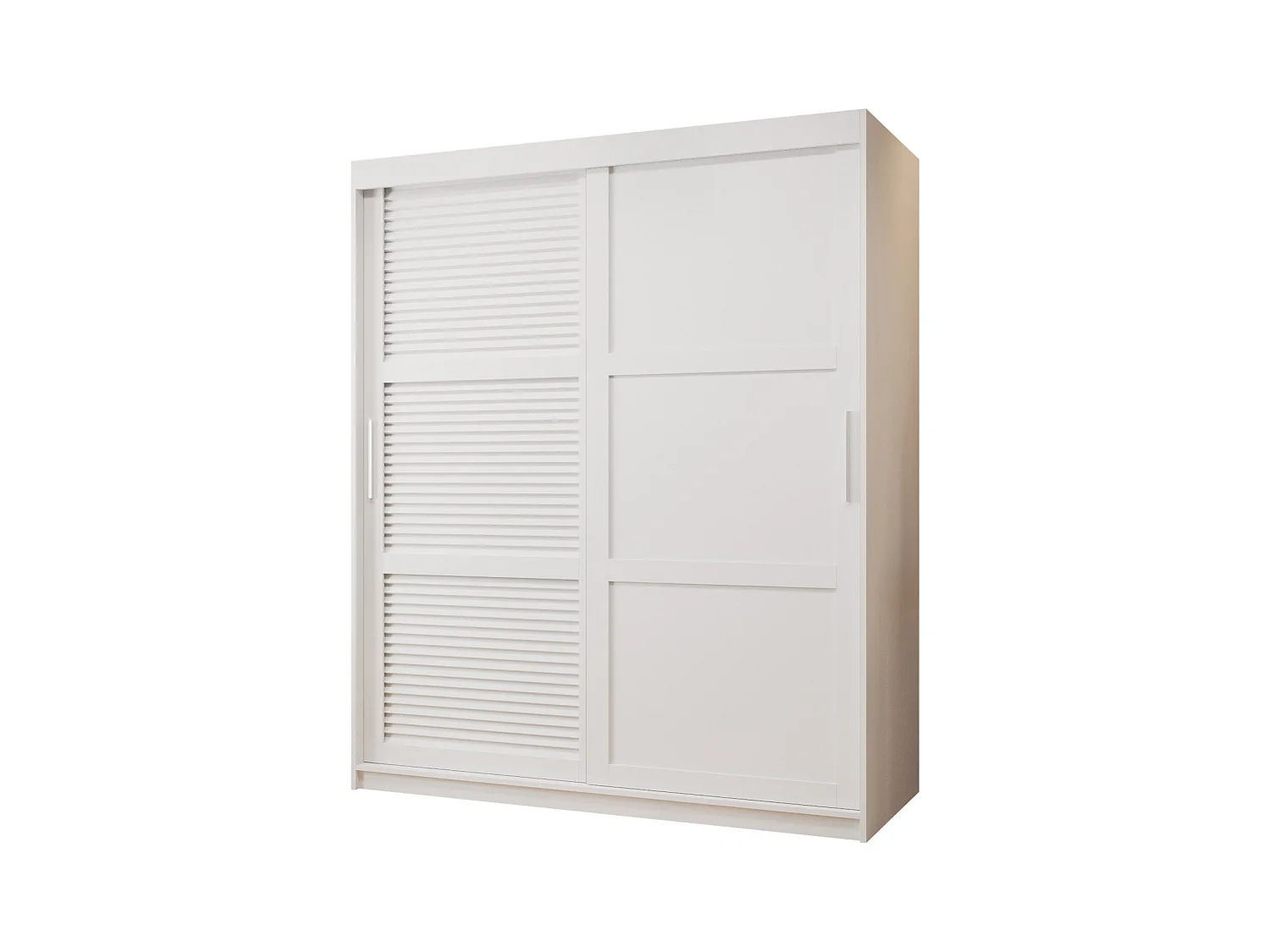 SCHWEBETÜRENSCHRANK ZALUZJA 3 200/150/62 2-türig (Weiß)