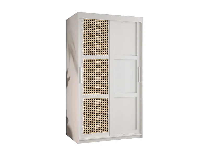 SCHWEBETÜRENSCHRANK PLECIONKA 3 200/100/62 2-türig (Weiß)