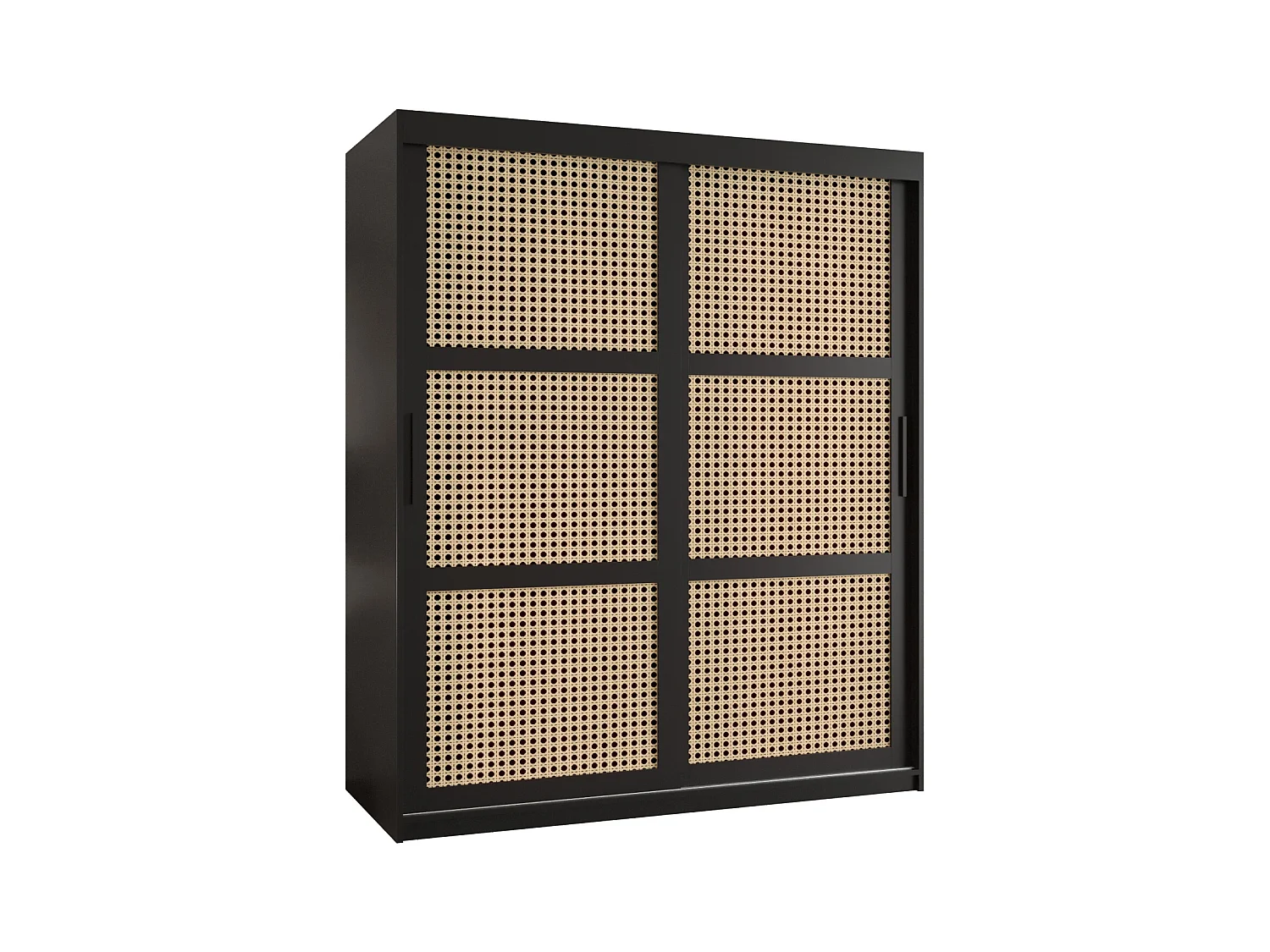 ARMOIRE PLECIONKA À PORTES COULISSANTES 200/150/62 2 Portes (negro)