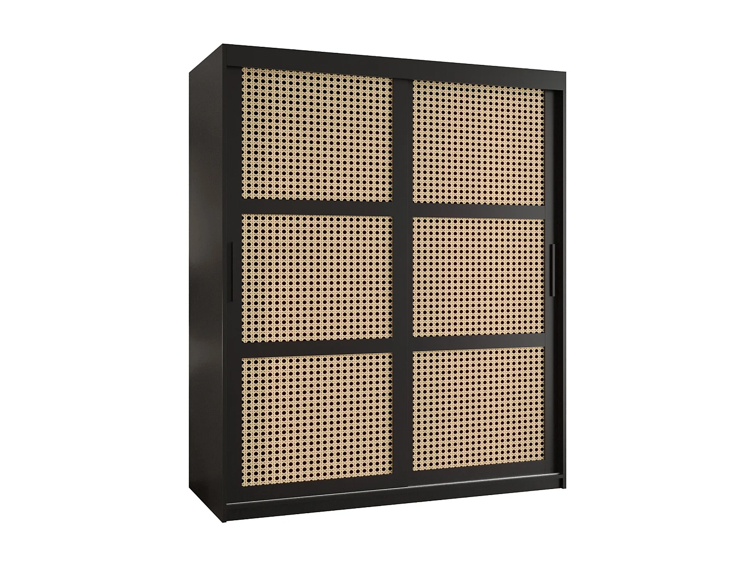 ARMOIRE PLECIONKA À PORTES COULISSANTES 200/150/62 2 Portes (negro)