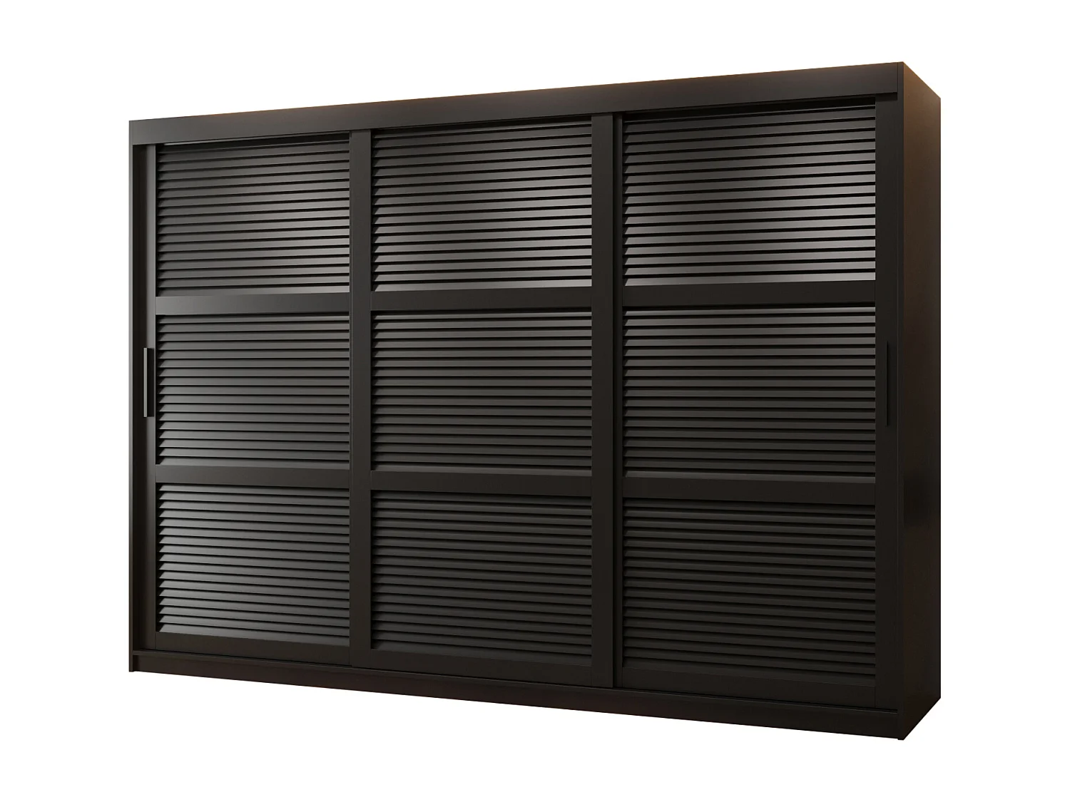 ARMOIRE ZALUZJA À PORTES COULISSANTES 200/250/62 3 Portes (negro)