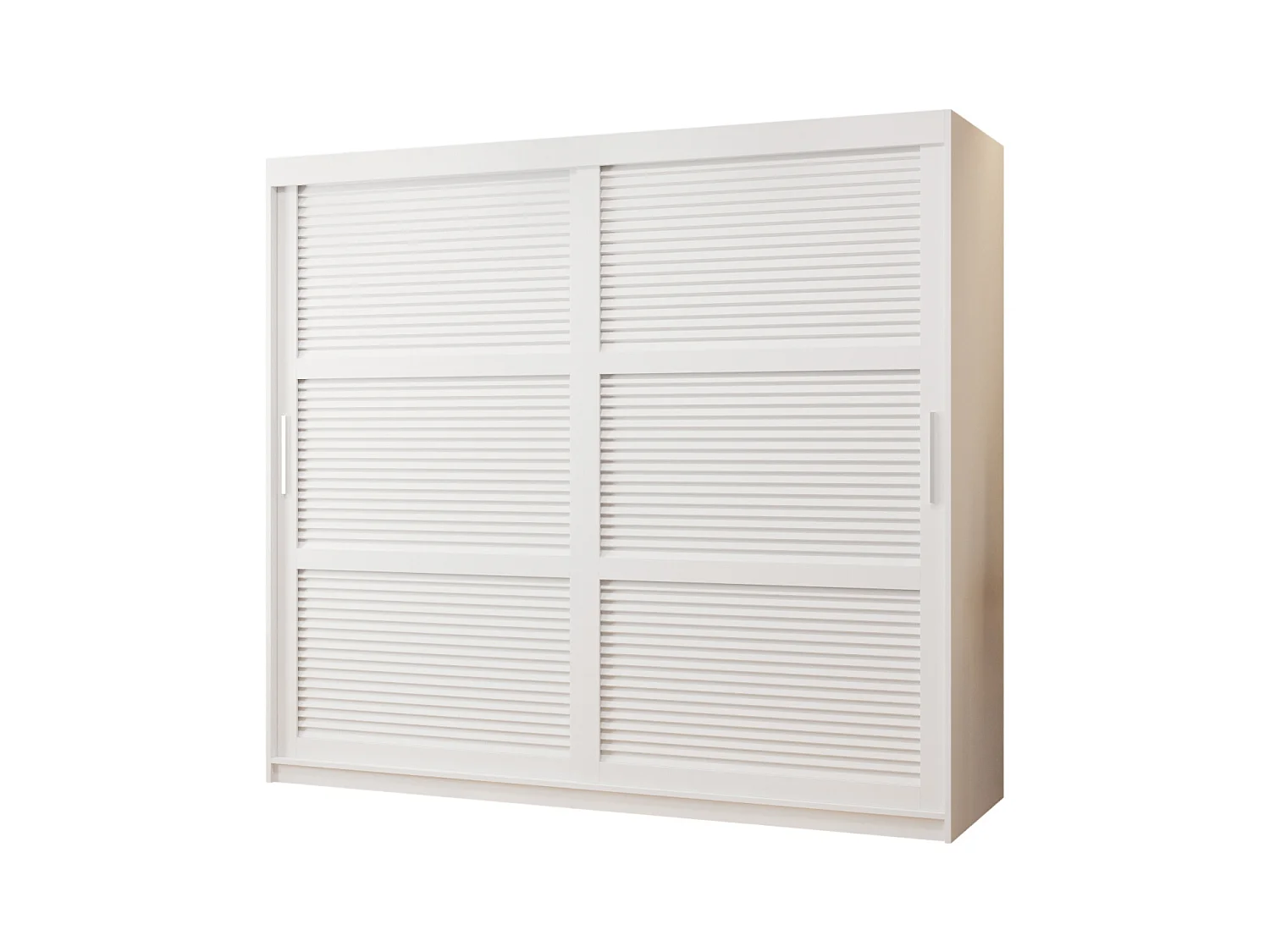 ARMOIRE ZALUZJA À PORTES COULISSANTES 200/200/62 2 Portes (blanc)