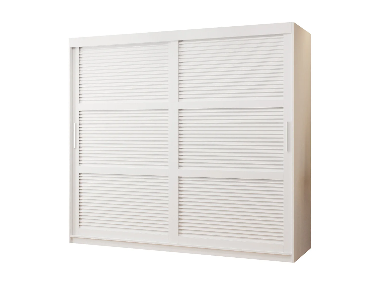 ARMOIRE ZALUZJA À PORTES COULISSANTES 200/200/62 2 Portes (blanc)