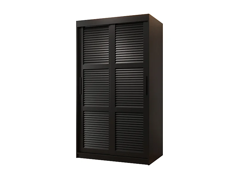 SCHWEBETÜRENSCHRANK ZALUZJA 200/100/62 2-türig (Schwarz)