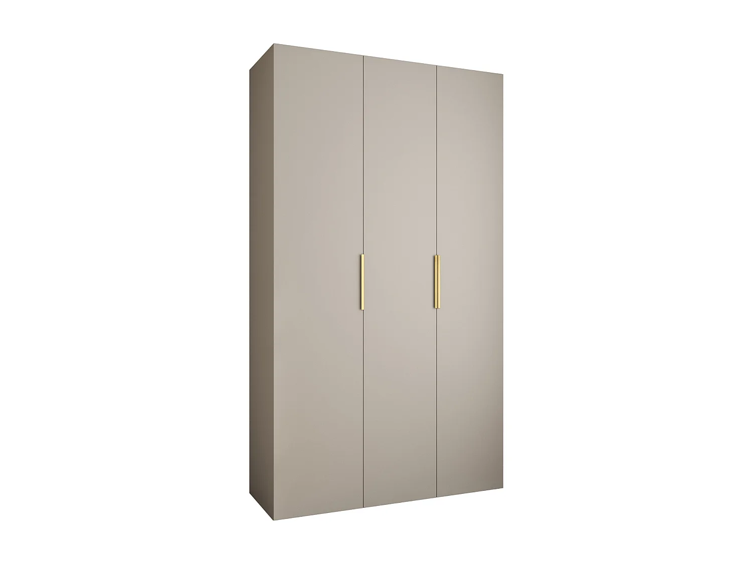 Armoire à portes battantes Como 4 245,5/140/40 3 portes (cachemire/or)