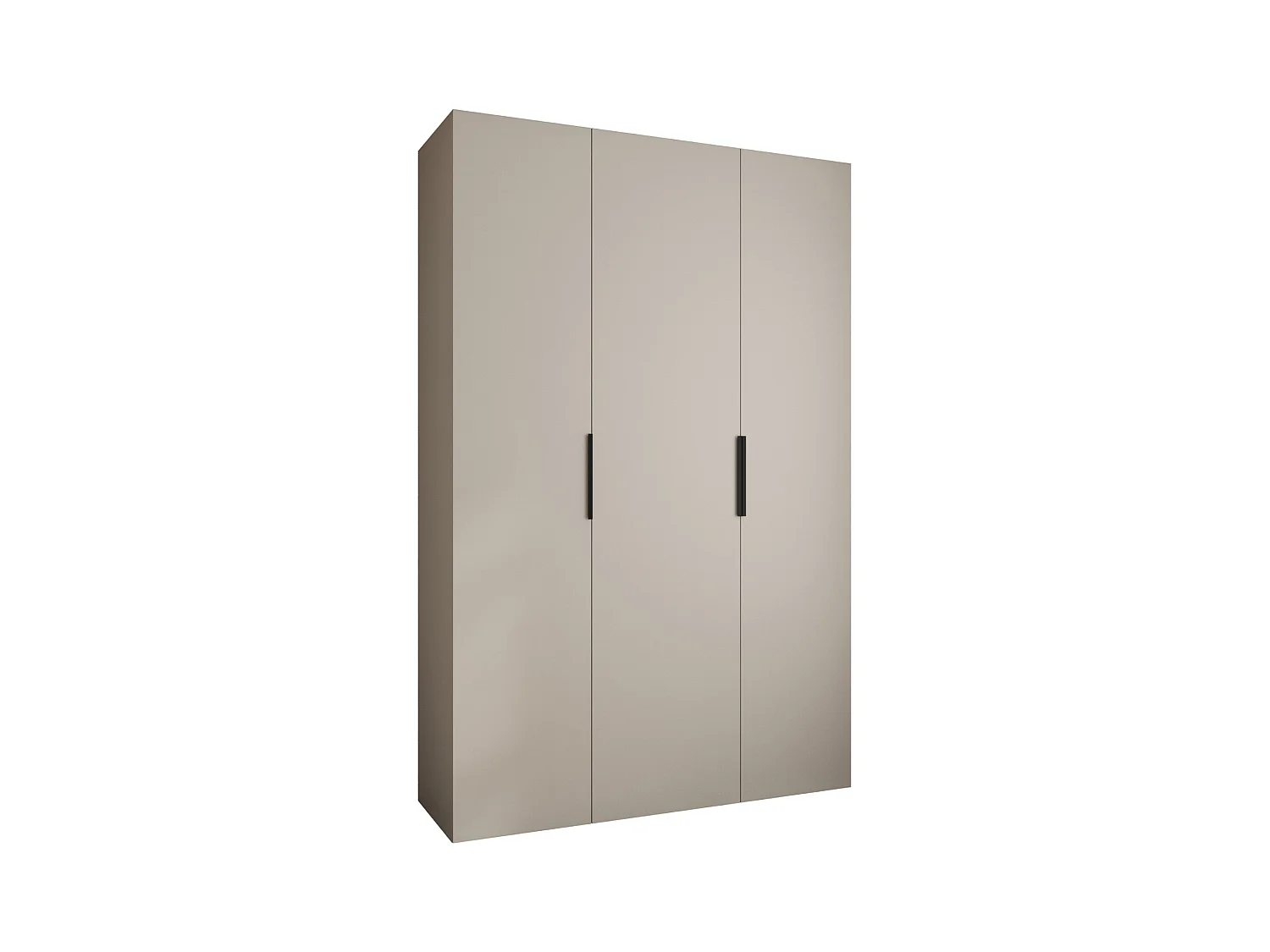 Armoire à portes battantes Como 4 245,5/160/40 3 portes (cachemire/noir)