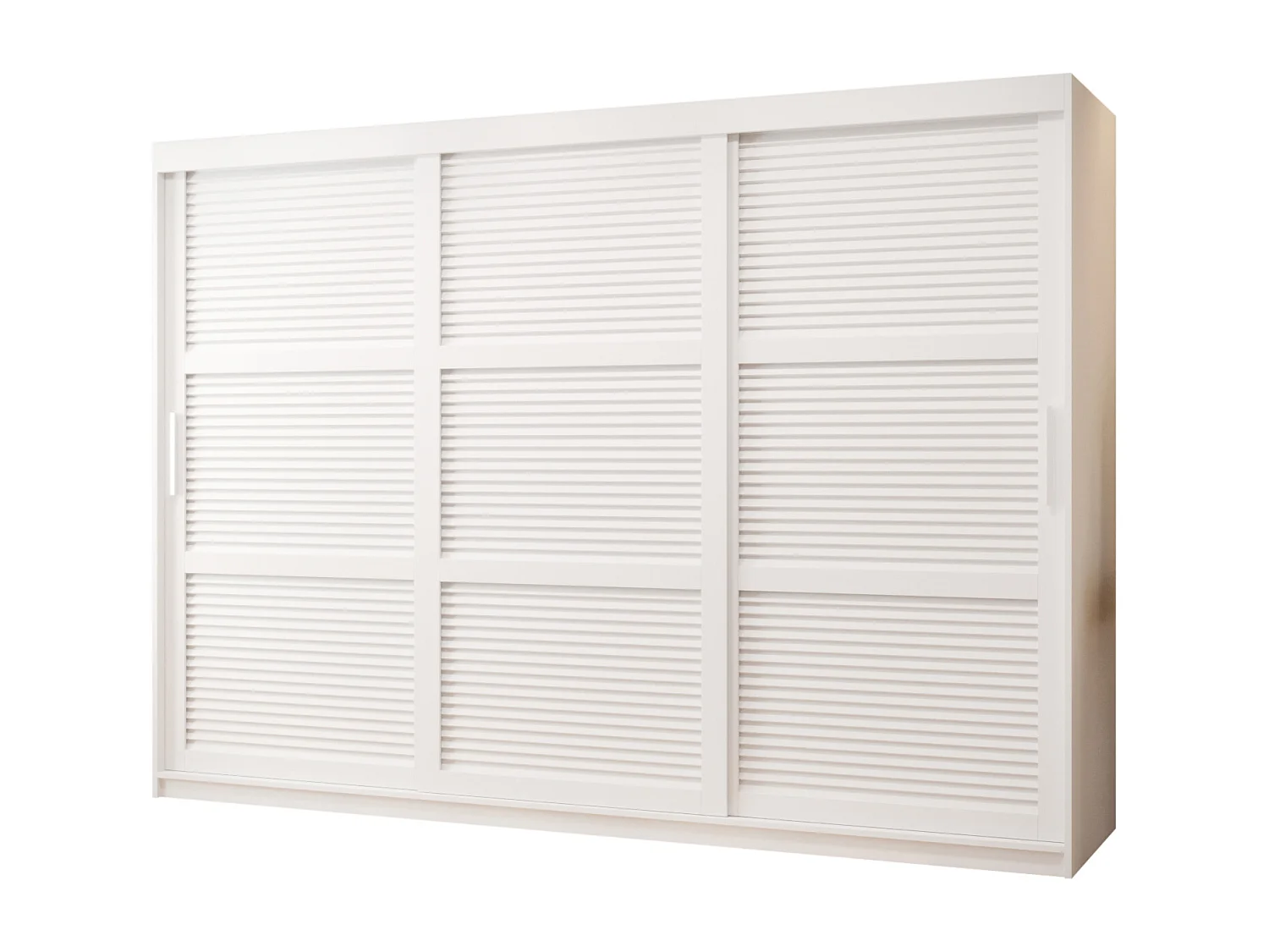 ARMOIRE ZALUZJA À PORTES COULISSANTES 200/250/62 3 Portes (blanc)