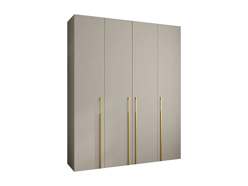 Armario Como 3 con puertas batientes 245,5/200/50 4 puertas (cachemira/oro)