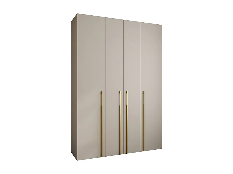 Drehtürenschrank Como 3 245,5/170/50 4-türig (Kaschmir/Gold)