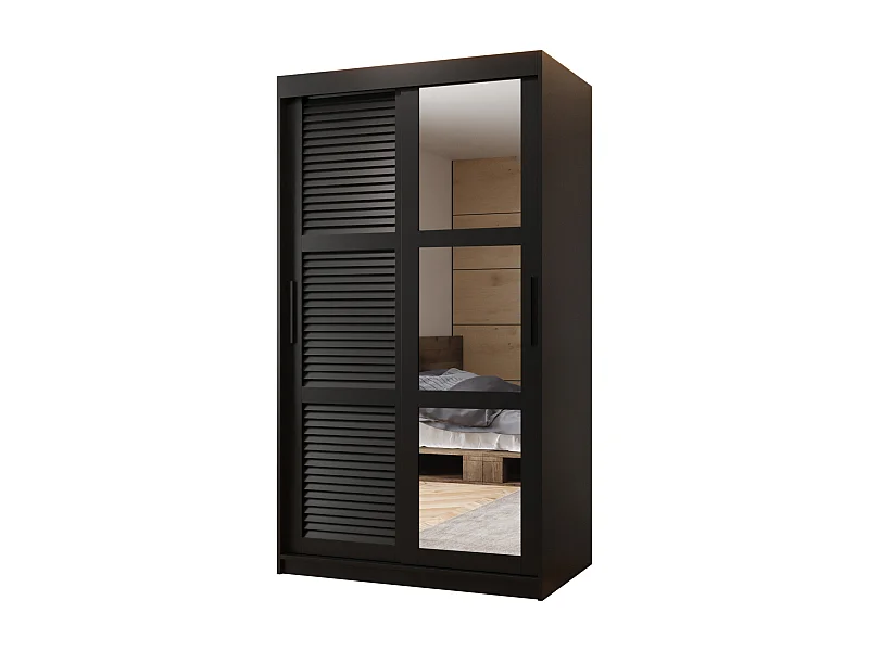 ARMOIRE ZALUZJA 2 À PORTES COULISSANTES 200/100/62 2 Portes (negro)