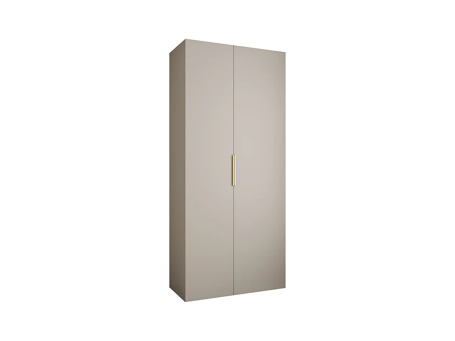 Armoire à portes battantes Como 4 245,5/110/40 2 portes (cachemire/or)