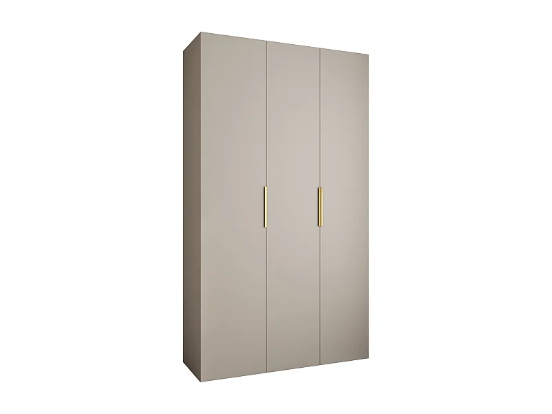 Armoire à portes battantes Como 4 245,5/140/50 3 portes (cachemire/or)