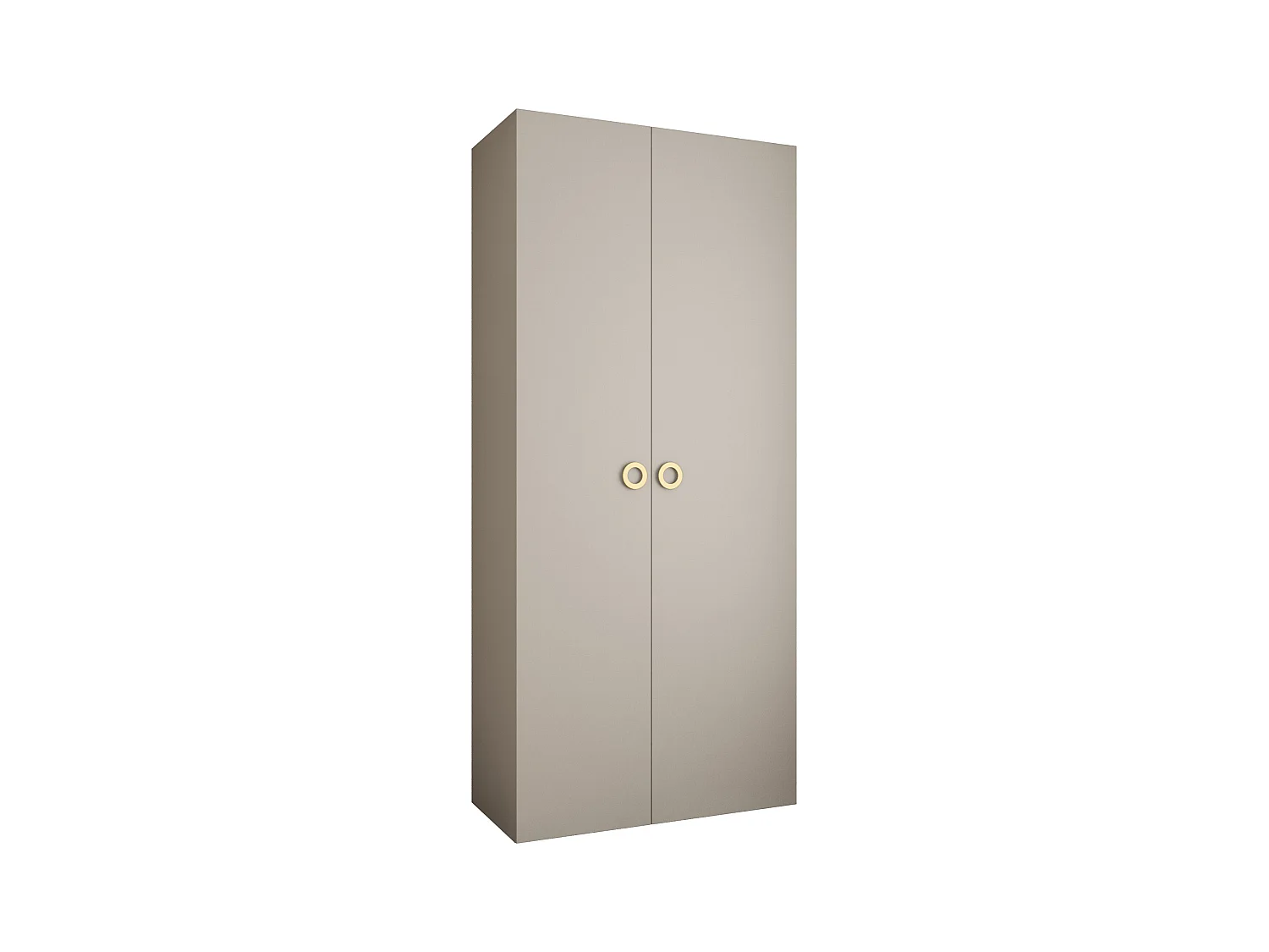 Drehtürenschrank Como 1 245,5/110/50 2-türig (Kaschmir/Gold)