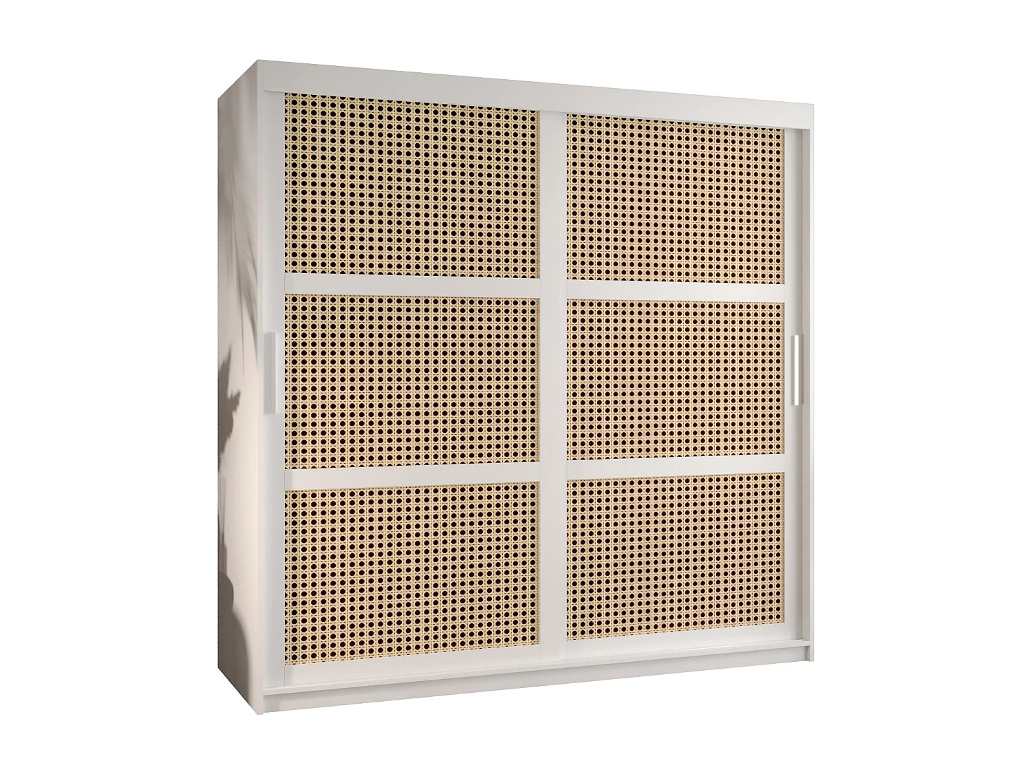 ARMOIRE PLECIONKA À PORTES COULISSANTES 200/180/62 2 Portes (blanc)