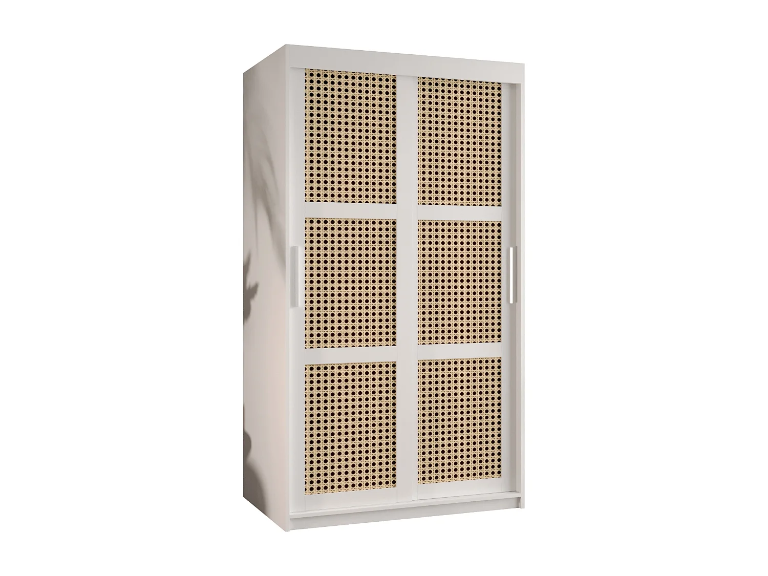 ARMOIRE PLECIONKA À PORTES COULISSANTES 200/100/62 2 Portes (blanc)