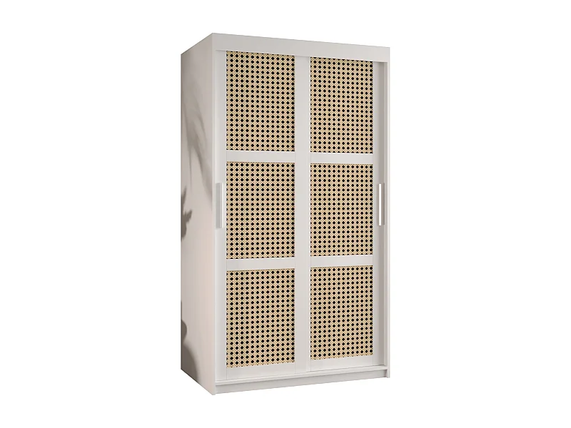 ARMOIRE PLECIONKA À PORTES COULISSANTES 200/100/62 2 Portes (blanc)
