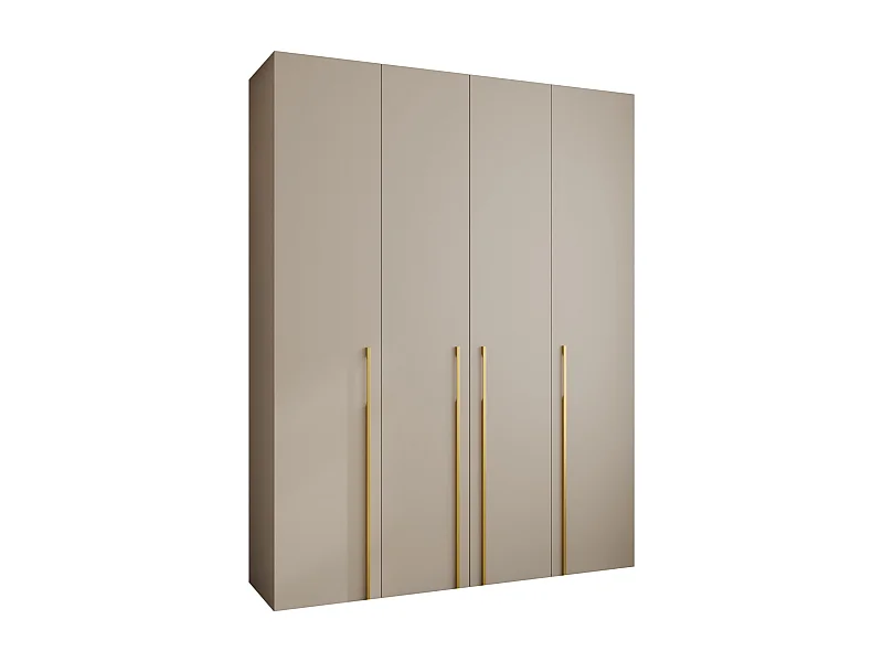 Draaideurkast Como 3 245,5/190/50 4-deurs (kasjmier/goud)