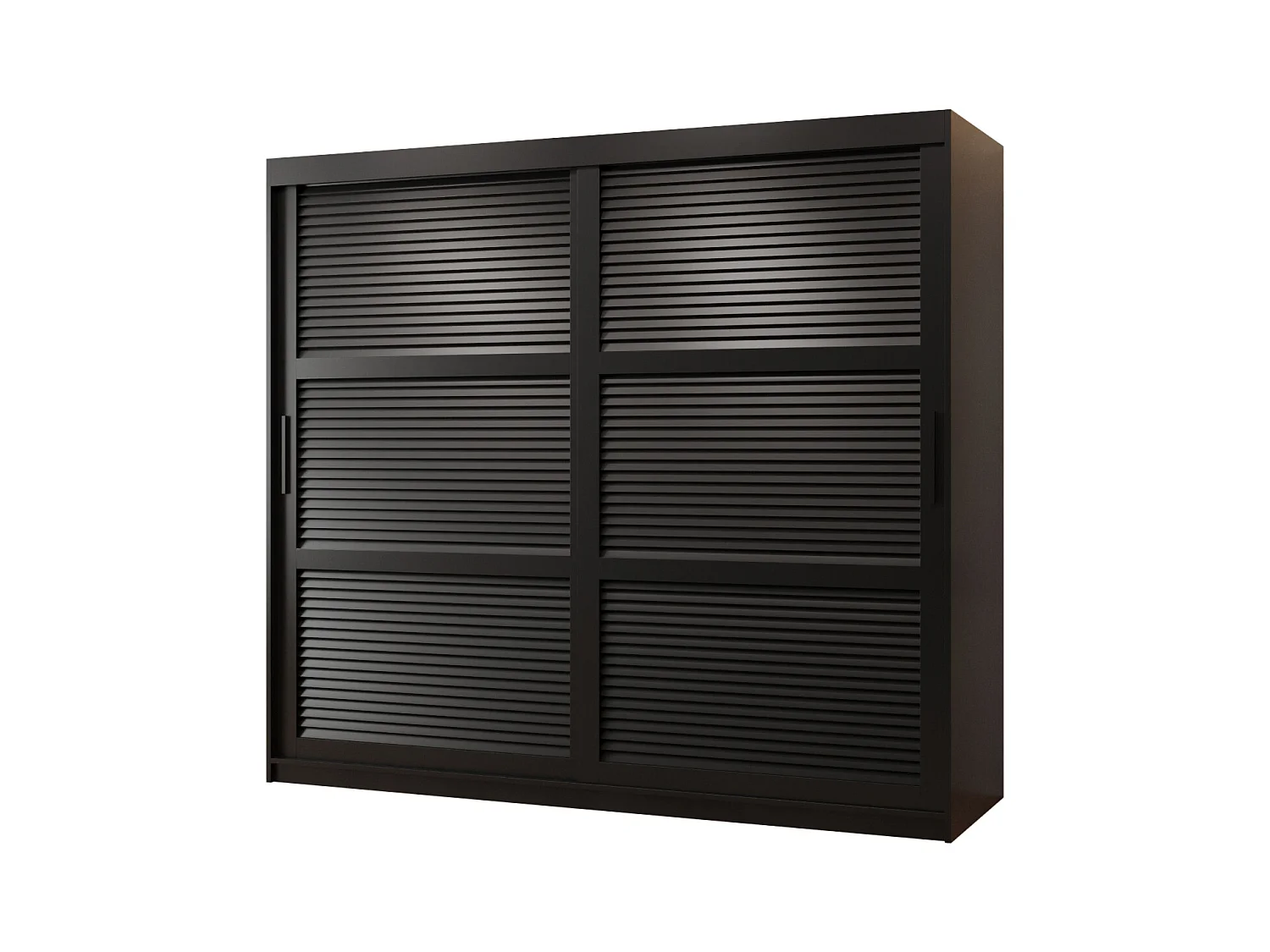 ARMOIRE ZALUZJA À PORTES COULISSANTES  200/200/62 2 Portes (negro)
