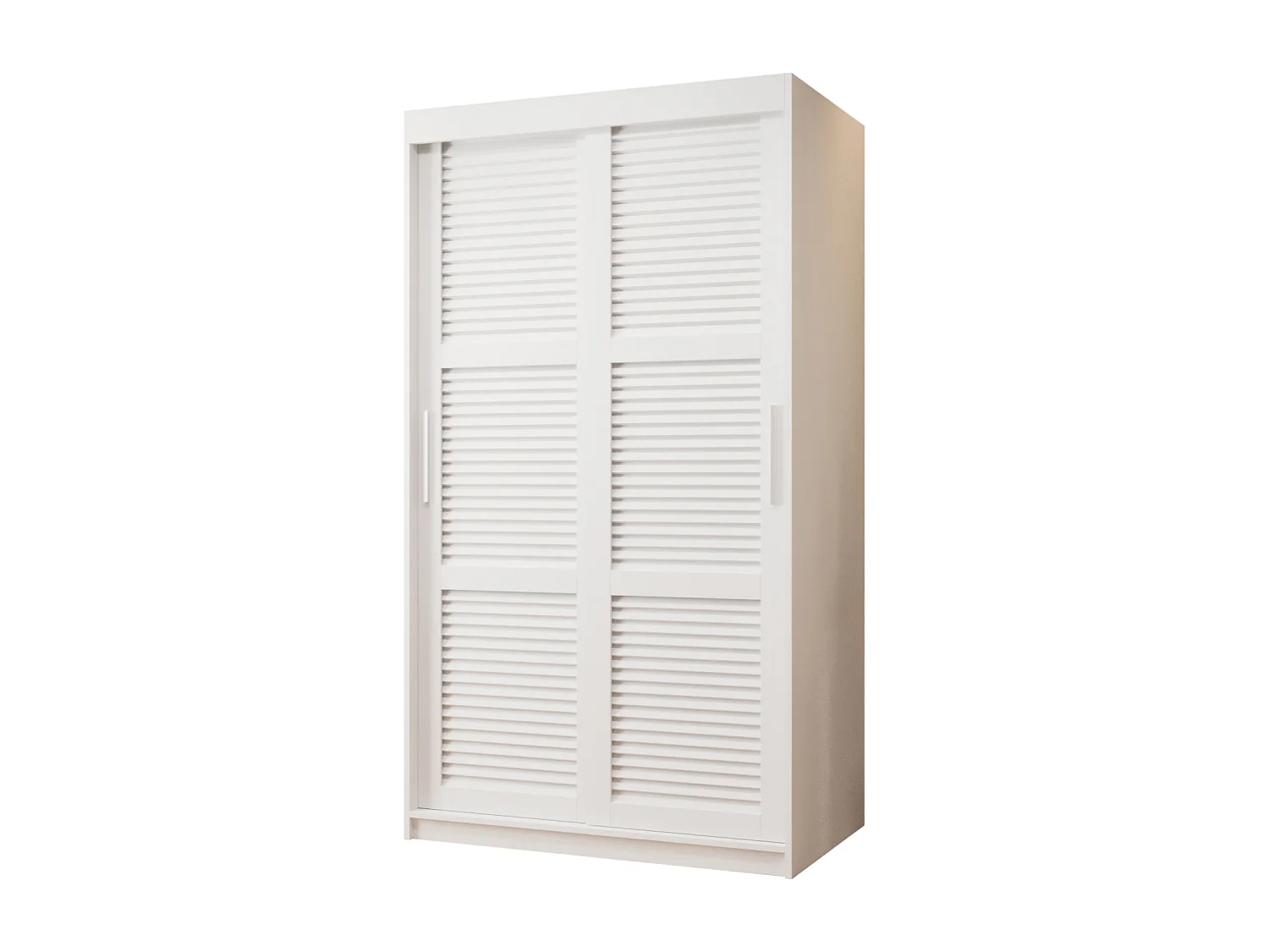 ARMOIRE ZALUZJA À PORTES COULISSANTES 200/100/62 2 Portes (blanc)