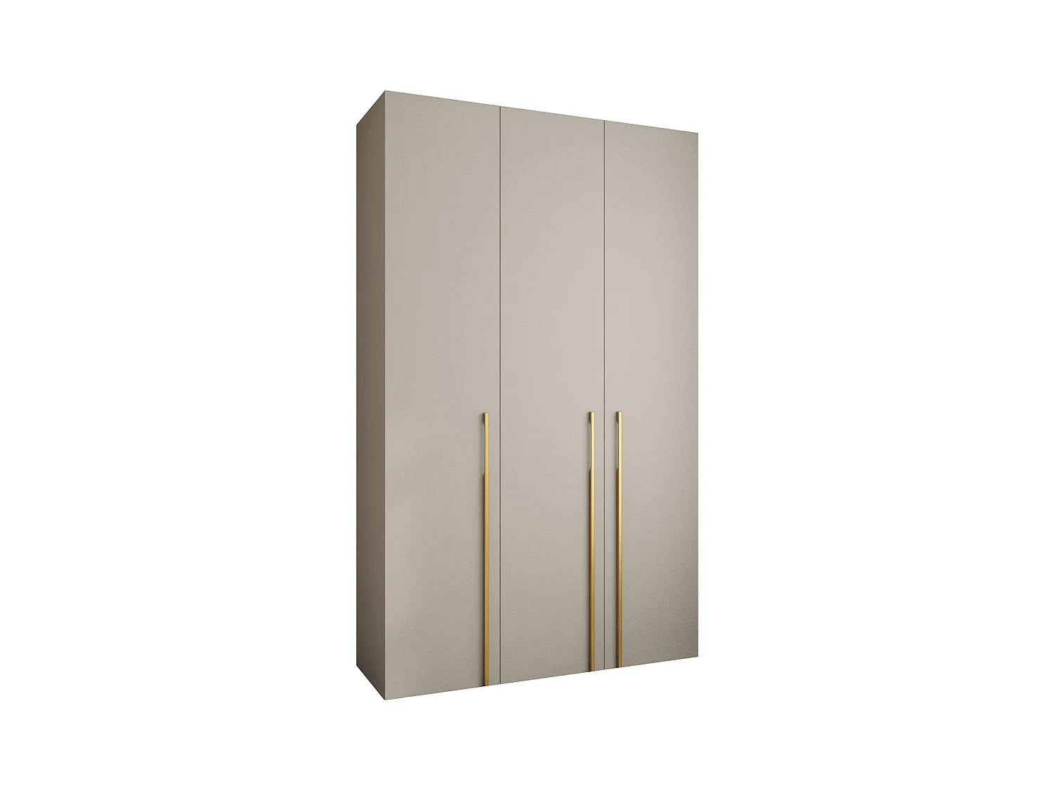 Armoire à portes battantes Como 3 245,5/150/40 3 portes (cachemire/or)