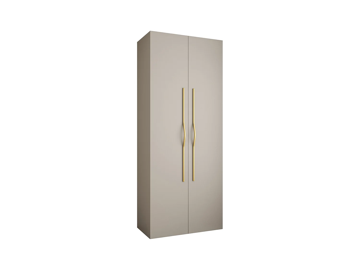 Armoire à portes battantes Como 2 245,5/100/40 2 portes (cachemire/or)