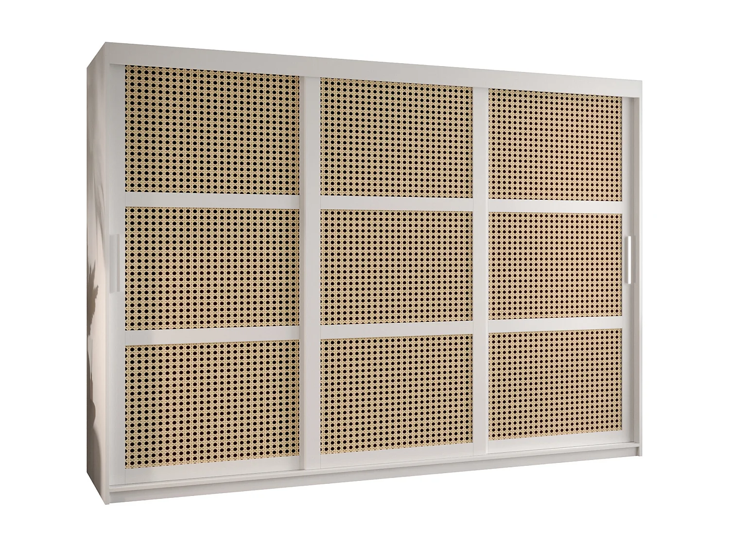 ARMOIRE PLECIONKA À PORTES COULISSANTES 200/250/62 3 Portes (blanc)