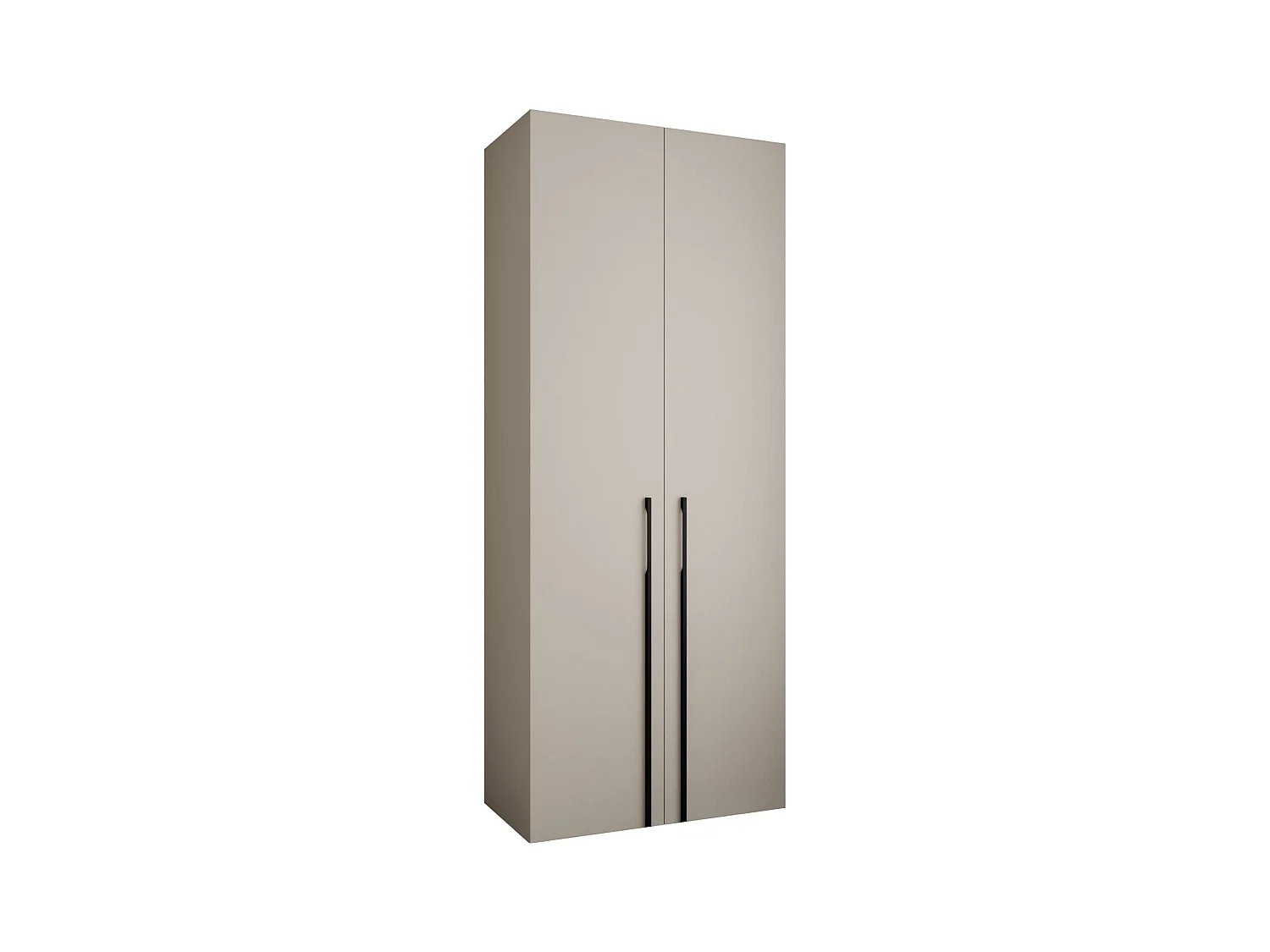 Armoire à portes battantes Como 3 245,5/100/40 2 portes (cachemire/noir)