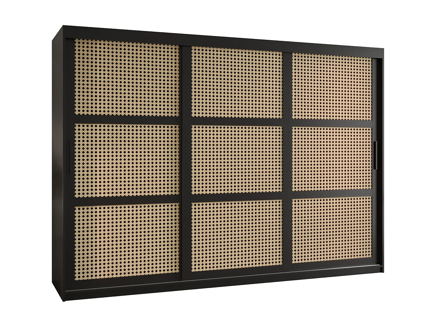 PLECIONKA KLEDINGKAST MET SCHUIFDEUREN 200/250/62 2 deuren (zwart)