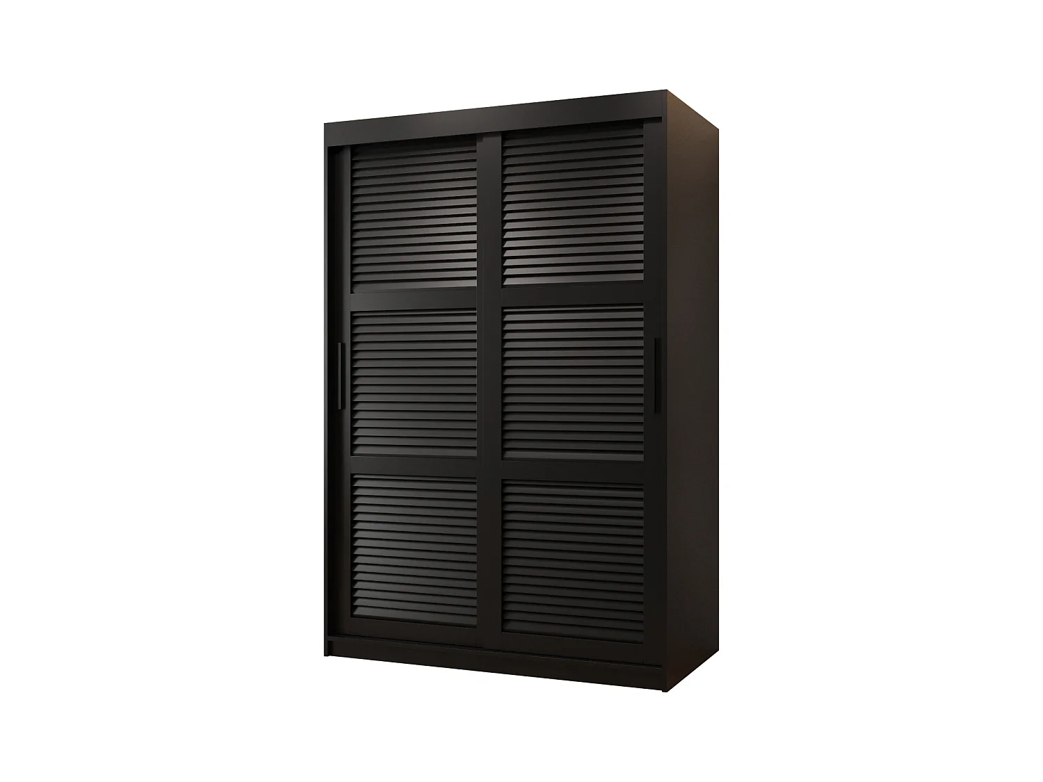SCHWEBETÜRENSCHRANK ZALUZJA 200/120/62 2-türig (Schwarz)
