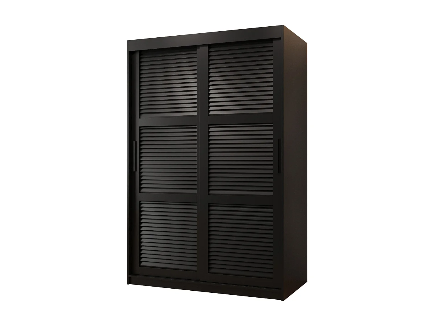 ARMOIRE ZALUZJA À PORTES COULISSANTES 200/120/62 2 Portes (negro)
