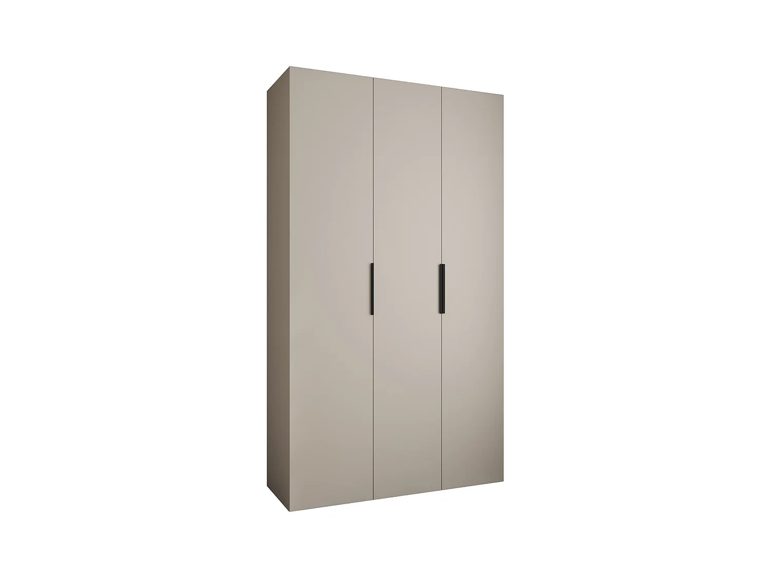 Armoire à portes battantes Como 4 245,5/140/40 3 portes (cachemire/noir)