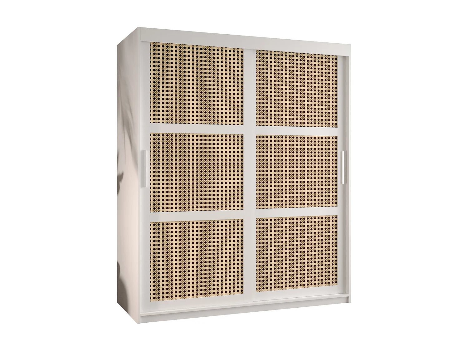 ARMADIO PLECIONKA AD ANTE SCORREVOLI 200/150/62 2 porte (Bianco)