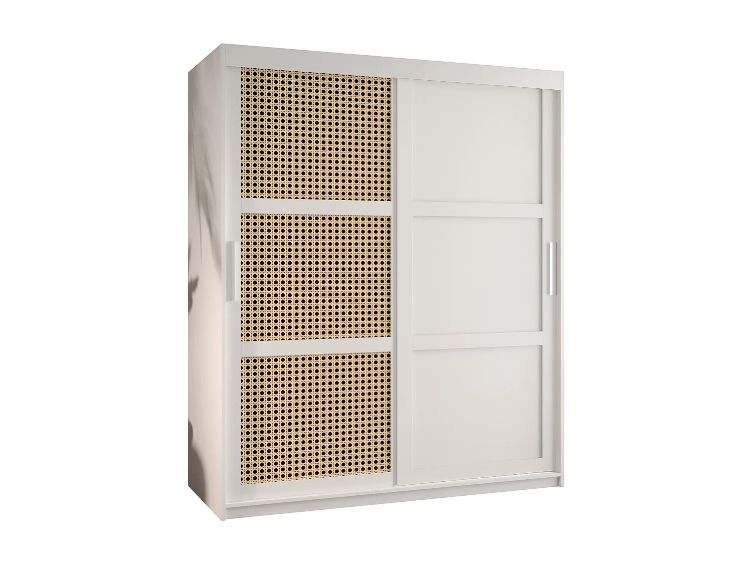 ARMARIO PLECIONKA 3 DE PUERTAS CORREDERAS 200/150/62 2 puertas (blanco)