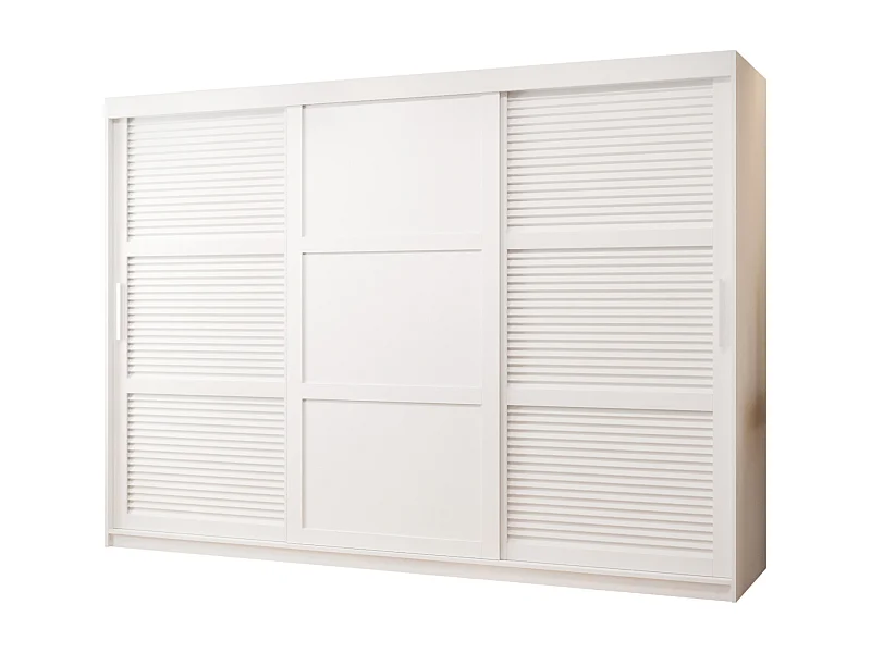 SCHWEBETÜRENSCHRANK ZALUZJA 3 200/250/62 3-türig (Weiß)