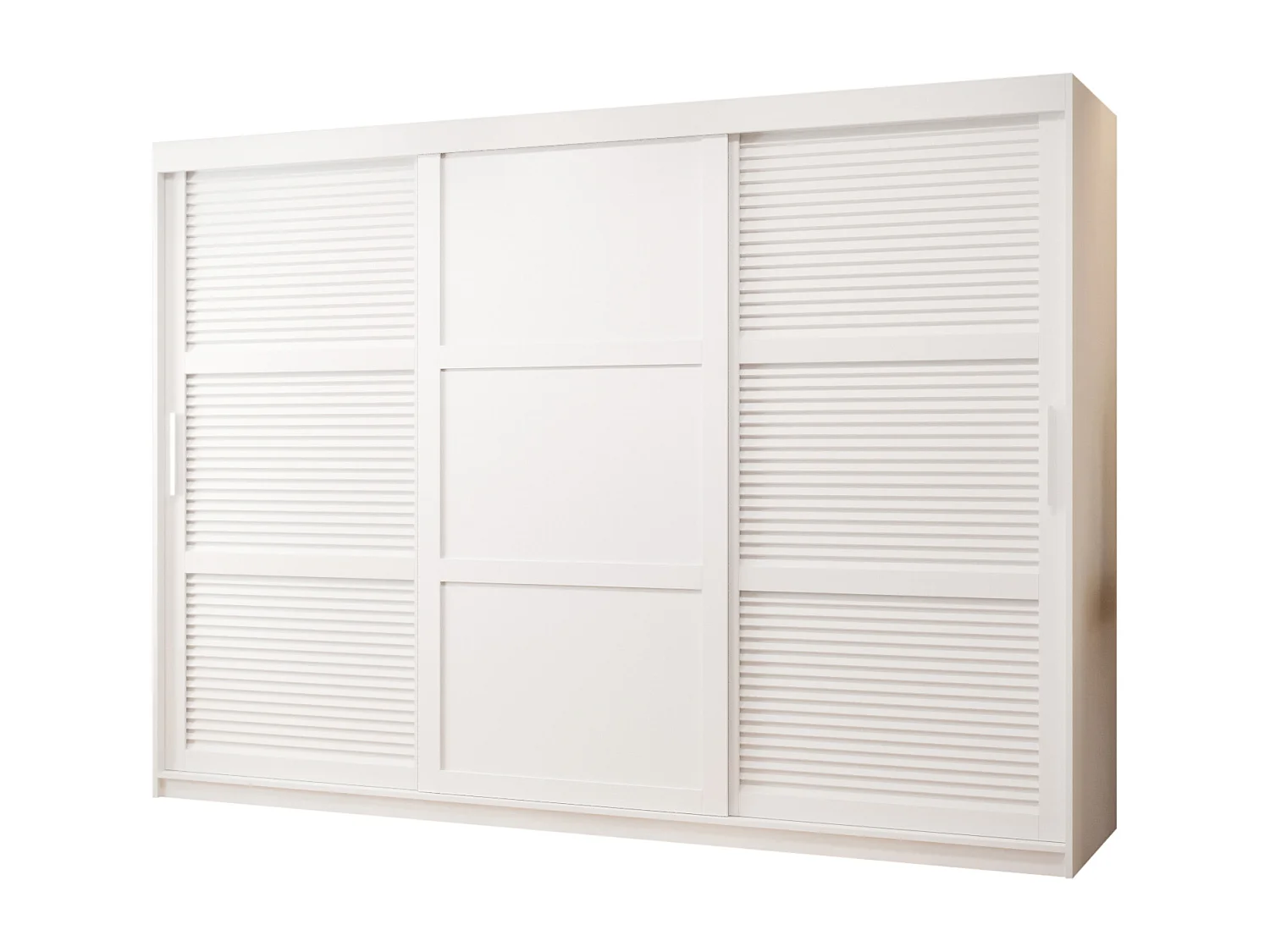 ARMOIRE ZALUZJA 3 À PORTES COULISSANTES 200/250/62 3 Portes (blanc)