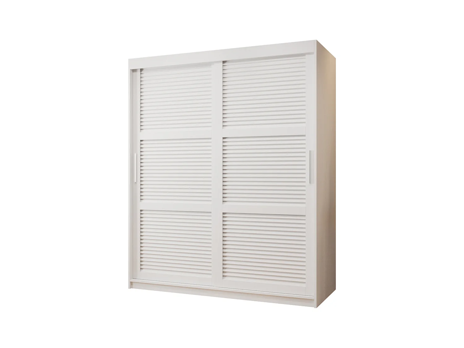 ARMOIRE ZALUZJA À PORTES COULISSANTES 200/150/62 2 Portes (blanc)